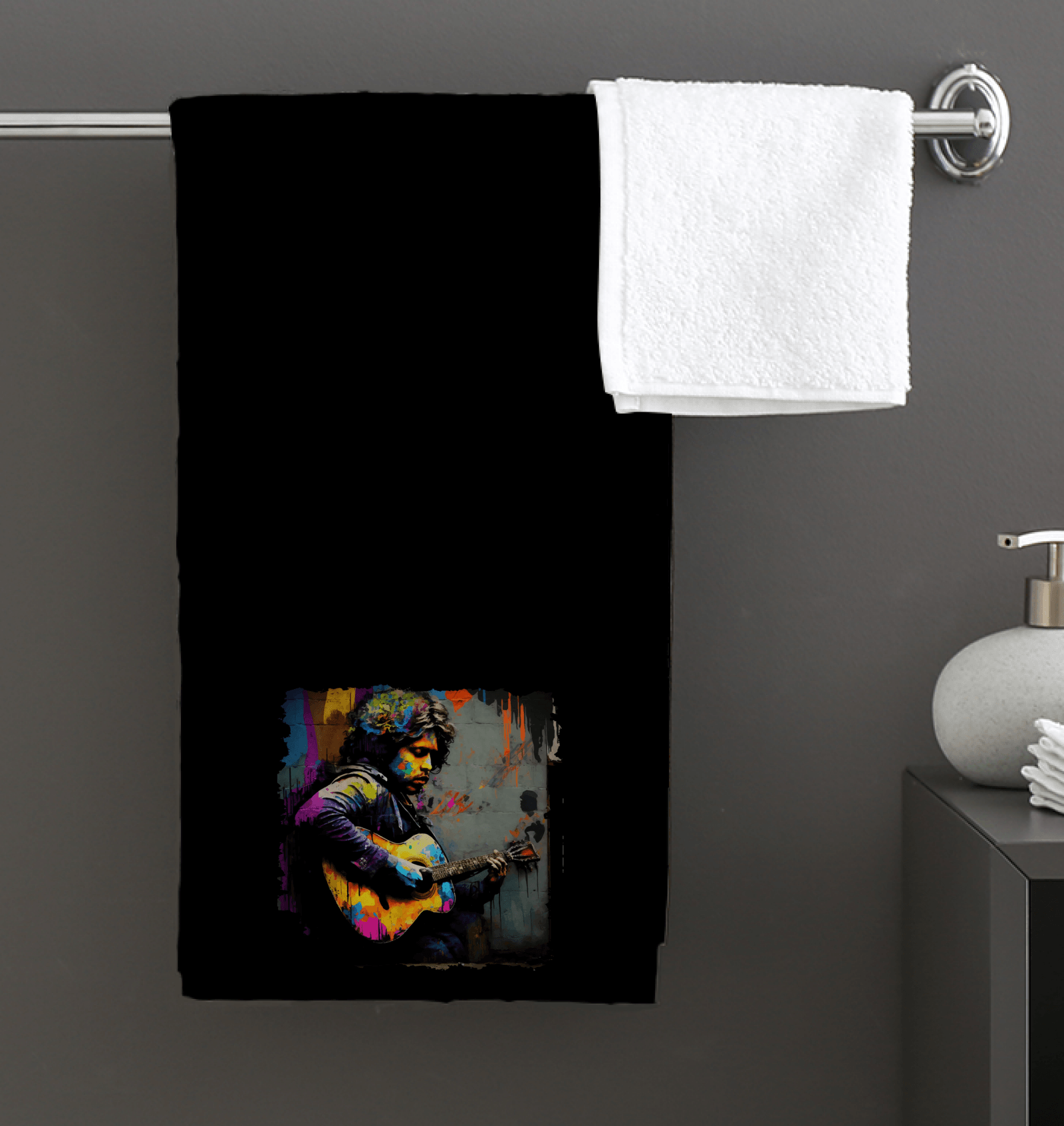 Performing With Explosive Energy Bath Towel - Beyond T-shirts