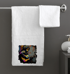 Performing With Explosive Energy Bath Towel - Beyond T-shirts