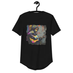 Performing With Explosive Energy Men's Curved Hem T-Shirt - Beyond T-shirts