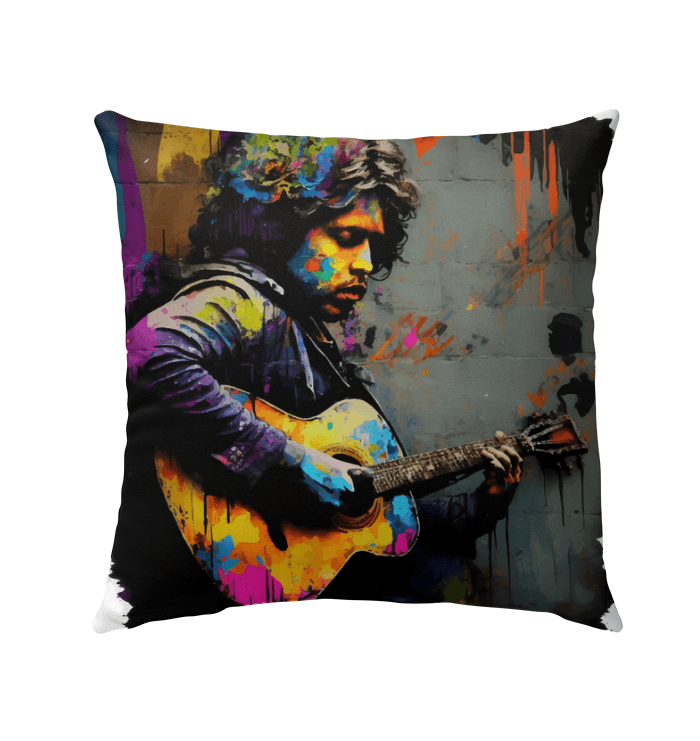 Performing With Explosive Energy Outdoor Pillow - Beyond T-shirts