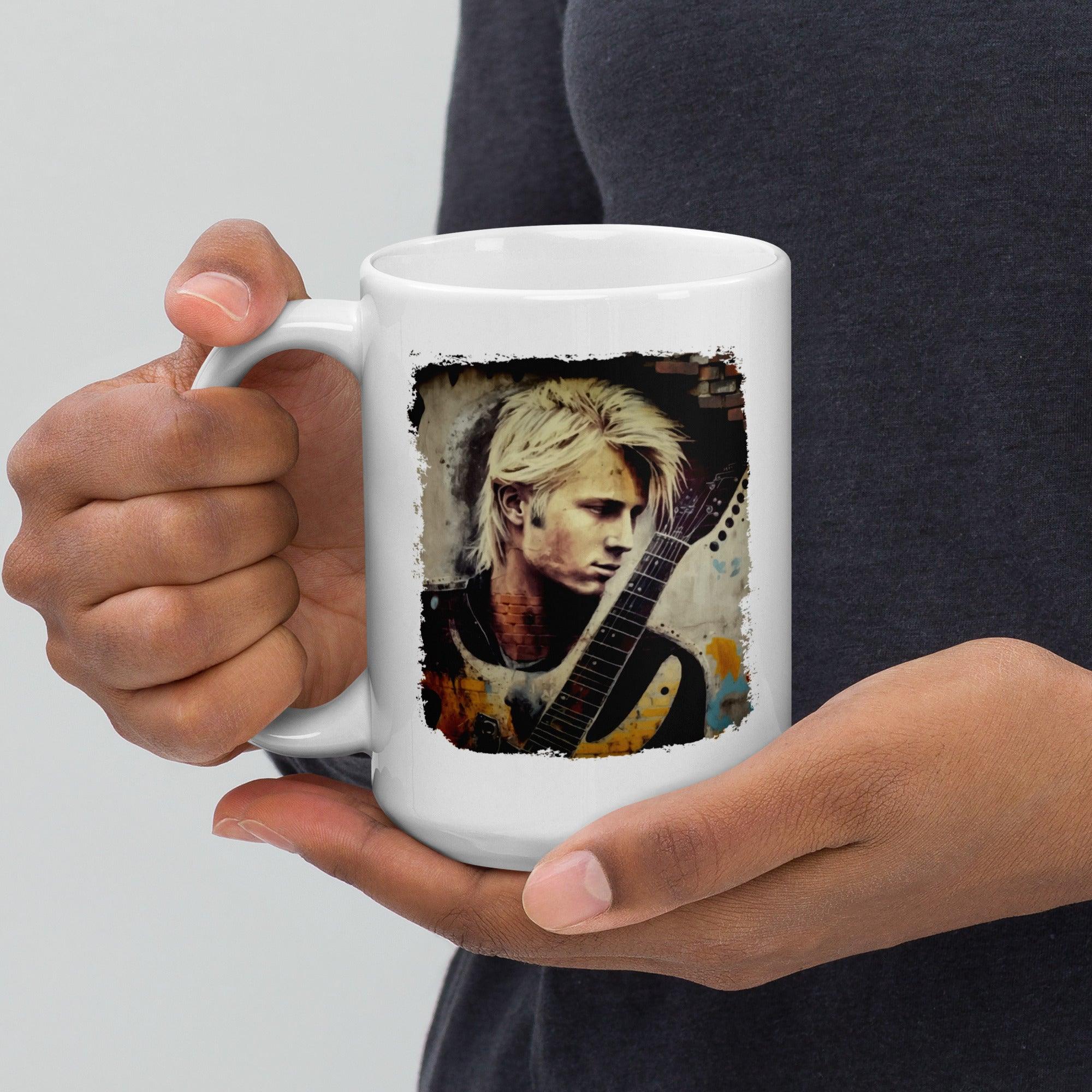 Performing With Explosive Energy White Glossy Mug - Beyond T-shirts