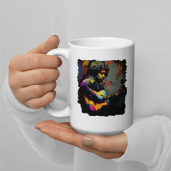 Performing With Explosive Energy White glossy mug - Beyond T-shirts