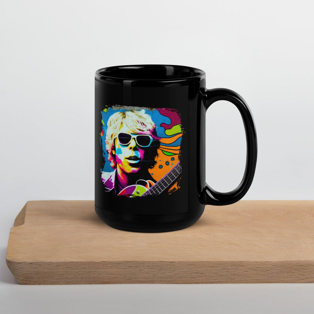 Performing With Sonic Artistry Black Glossy Mug - Beyond T-shirts