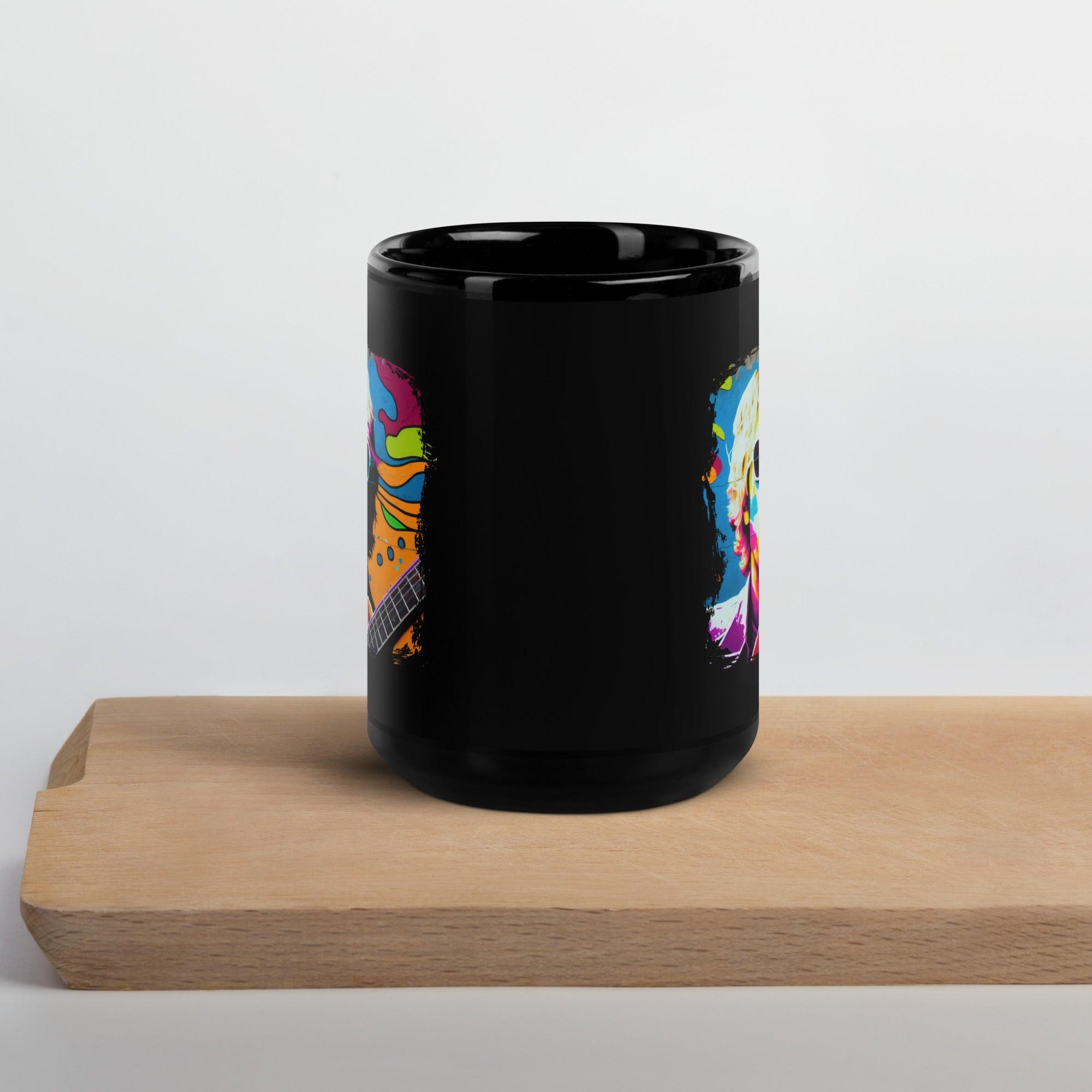 Performing With Sonic Artistry Black Glossy Mug - Beyond T-shirts
