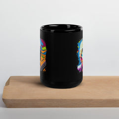 Performing With Sonic Artistry Black Glossy Mug - Beyond T-shirts
