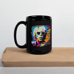 Performing With Sonic Artistry Black Glossy Mug - Beyond T-shirts