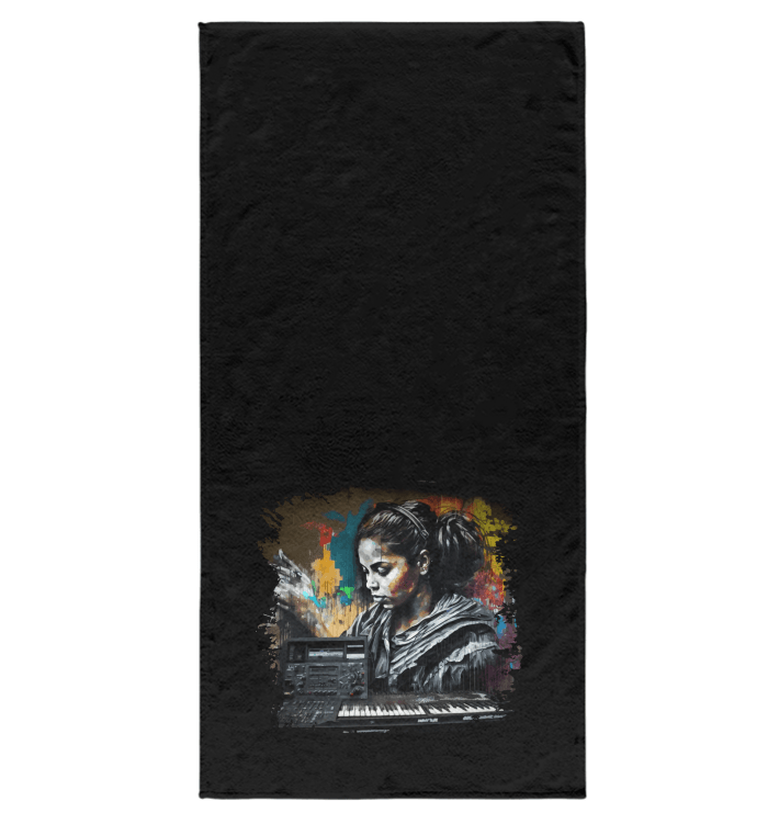 Piano And Guitar Brilliance Bath Towel - Beyond T-shirts