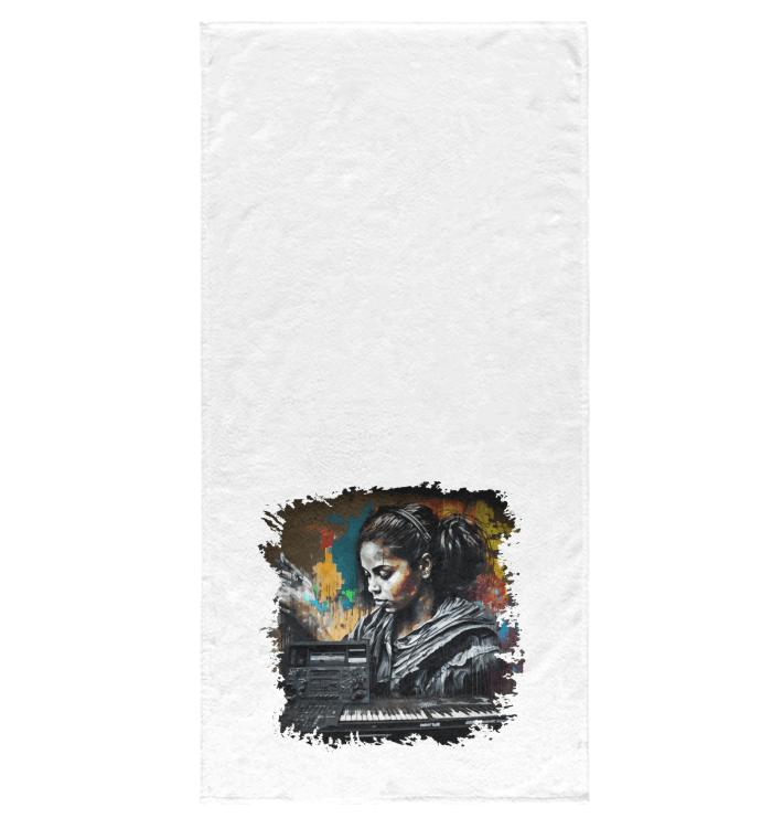 Piano And Guitar Brilliance Bath Towel - Beyond T-shirts