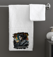 Piano And Guitar Brilliance Bath Towel - Beyond T-shirts