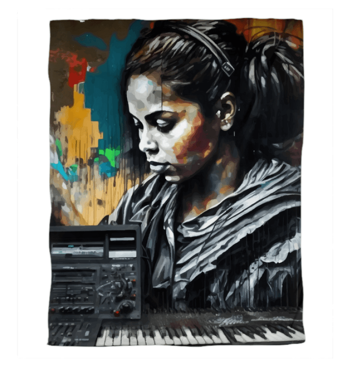 Piano And Guitar Brilliance Duvet Cover - Beyond T-shirts