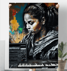 Piano And Guitar Brilliance Sherpa Blanket - Beyond T-shirts