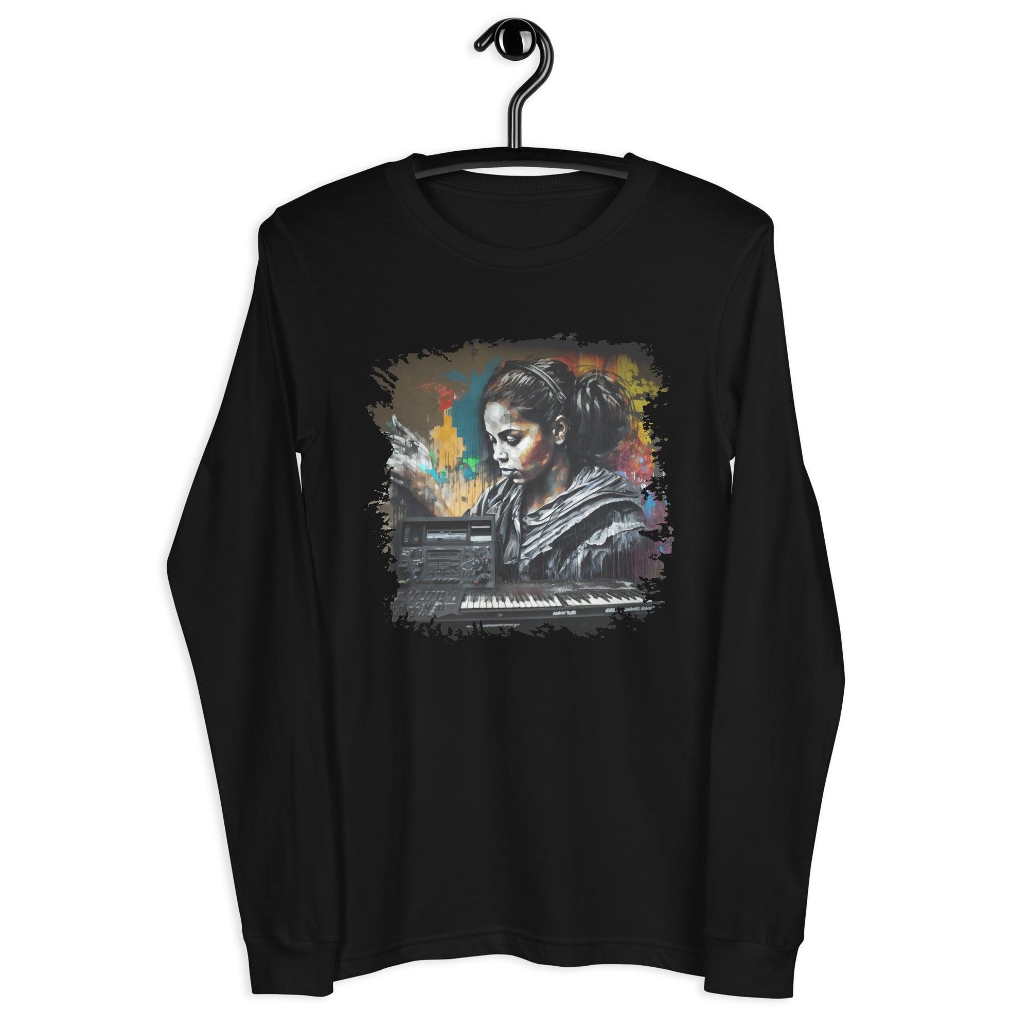 Piano And Guitar Brilliance Unisex Long Sleeve Tee - Beyond T-shirts