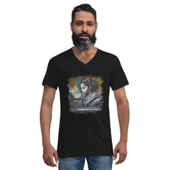 Piano And Guitar Brilliance Unisex Short Sleeve V-Neck T-Shirt - Beyond T-shirts