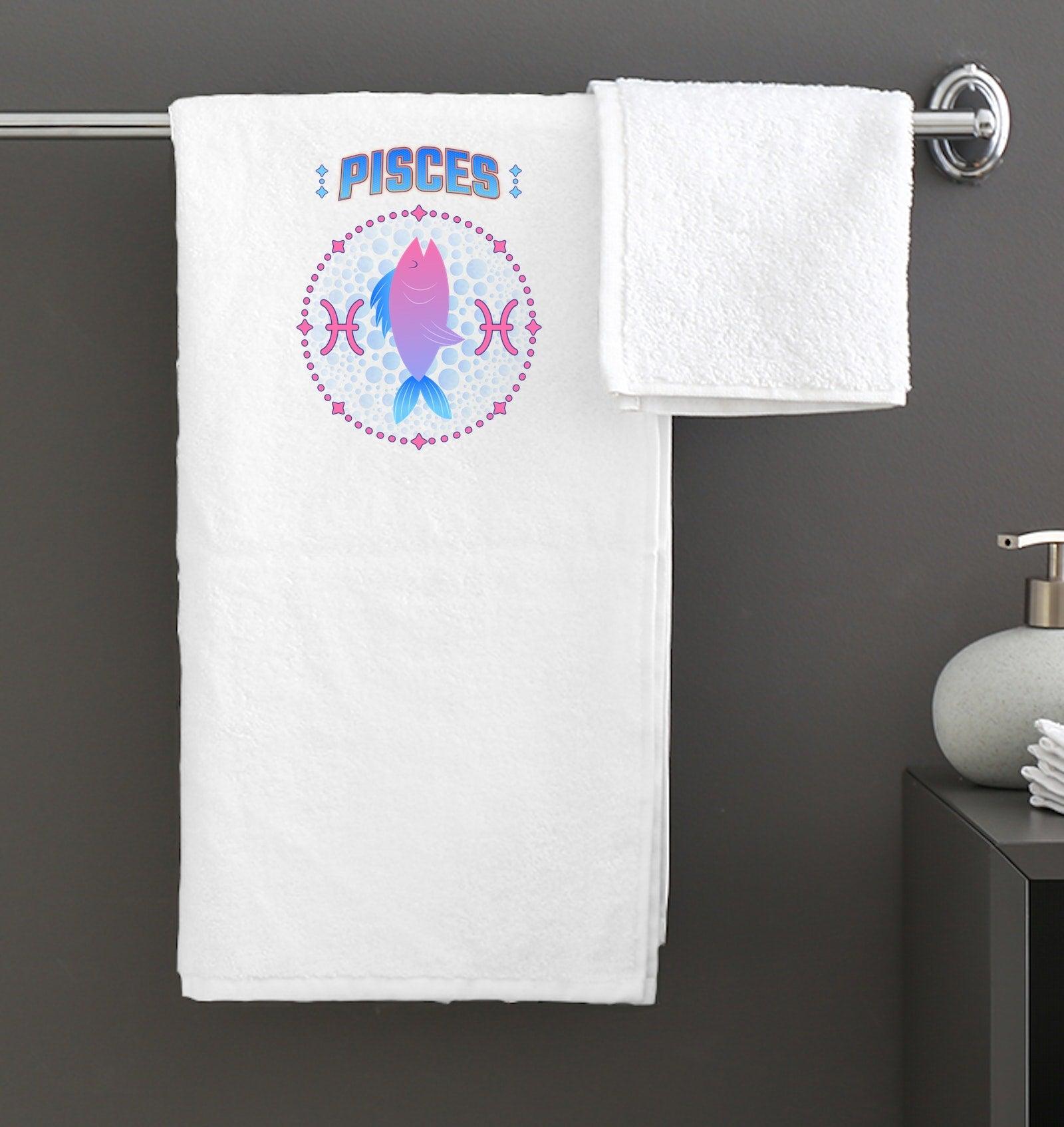 Pisces Bath Towel | Zodiac Series 1 - Beyond T-shirts