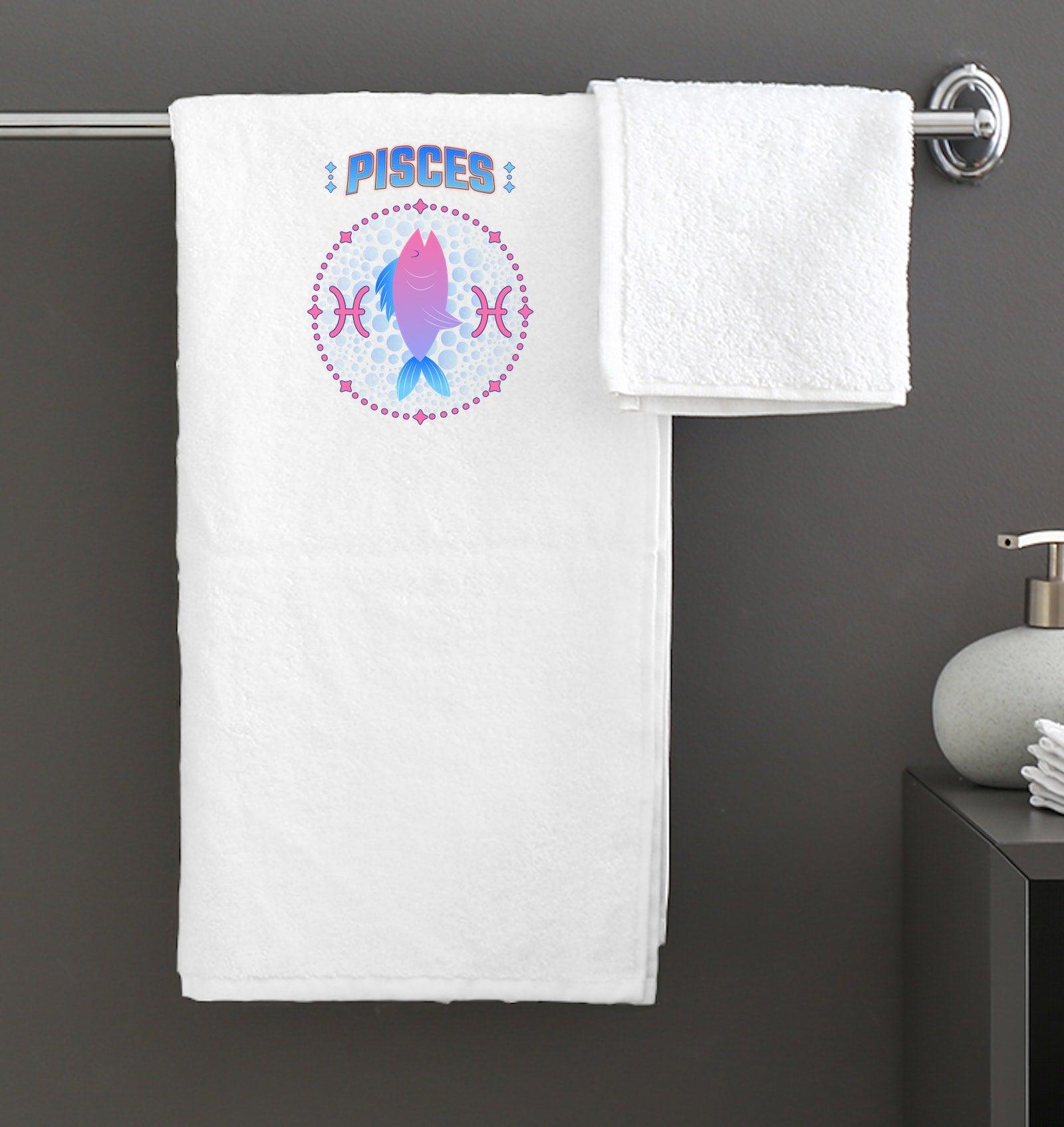 Pisces Bath Towel | Zodiac Series 1 - Beyond T-shirts