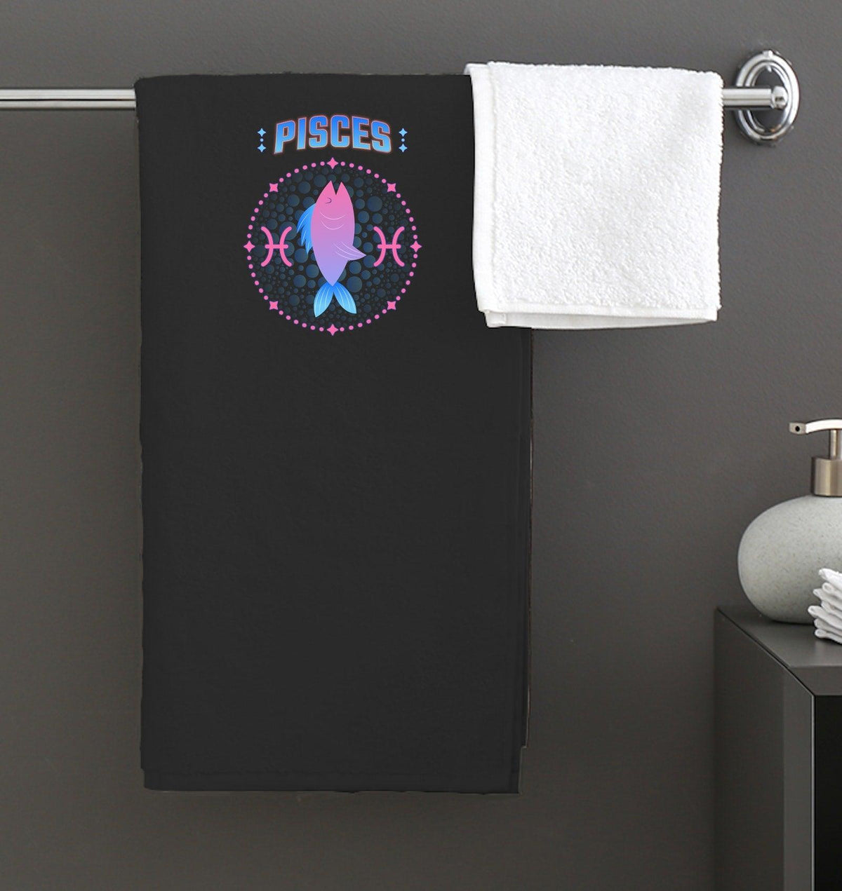 Pisces Bath Towel | Zodiac Series 1 - Beyond T-shirts