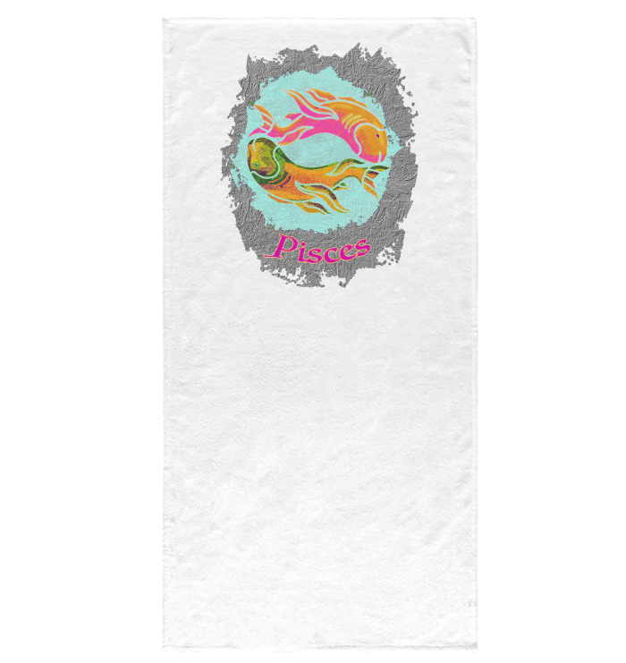 Pisces Bath Towel | Zodiac Series 11 - Beyond T-shirts