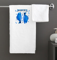 Pisces Bath Towel | Zodiac Series 2 - Beyond T-shirts