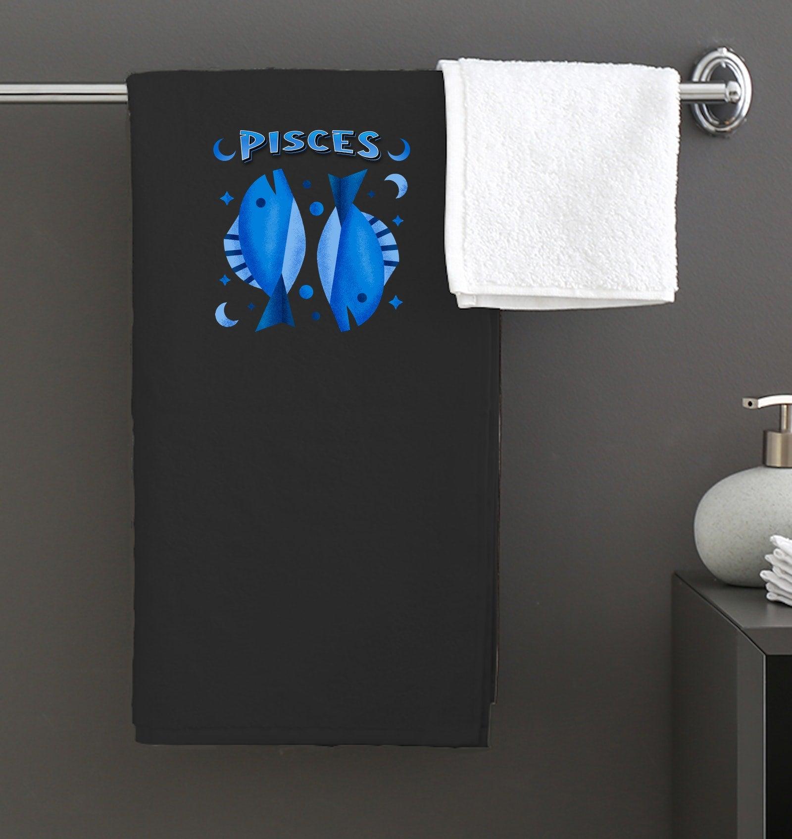 Pisces Bath Towel | Zodiac Series 2 - Beyond T-shirts