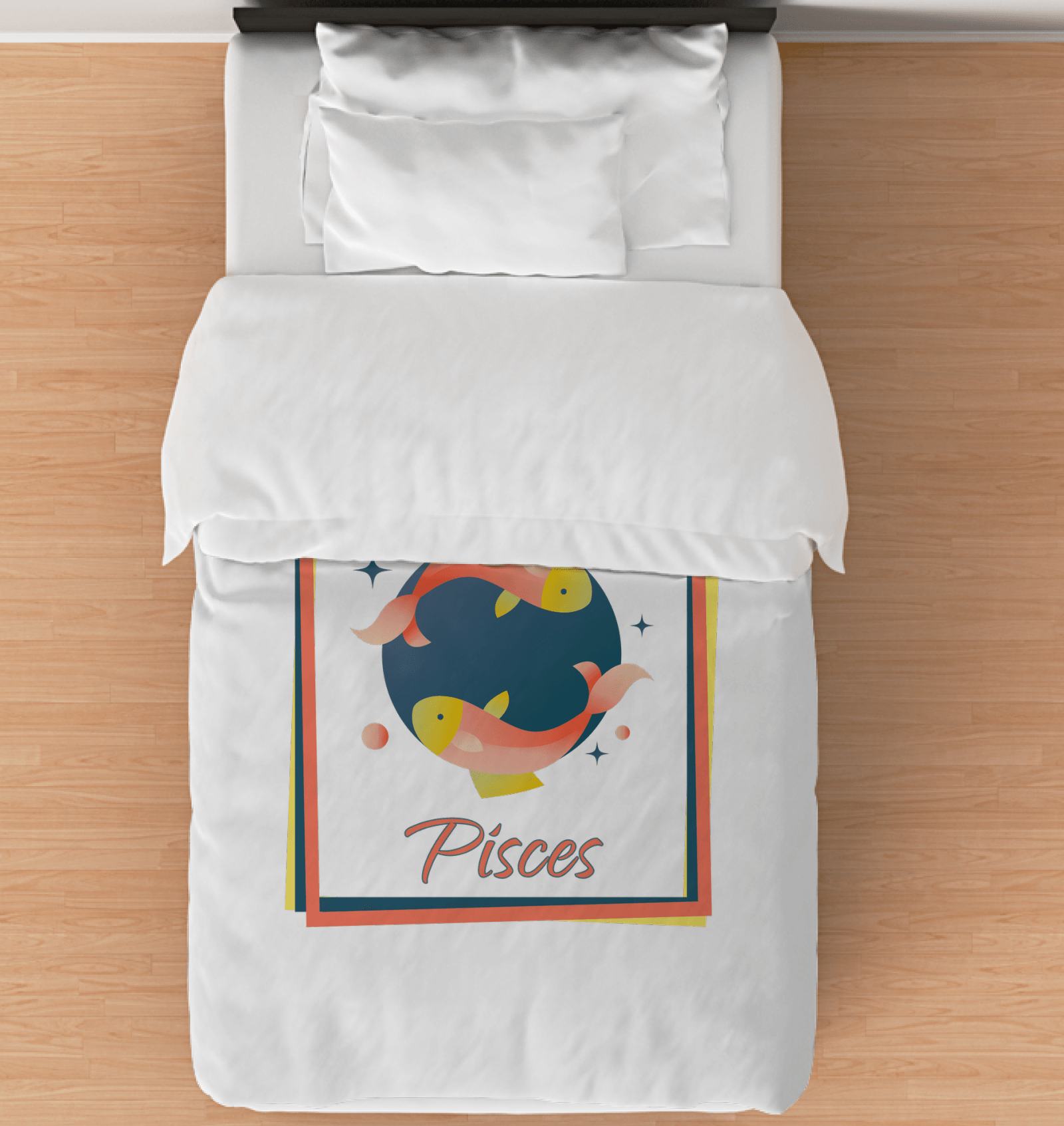 Pisces Comforter Twin | Zodiac Series 3 - Beyond T-shirts