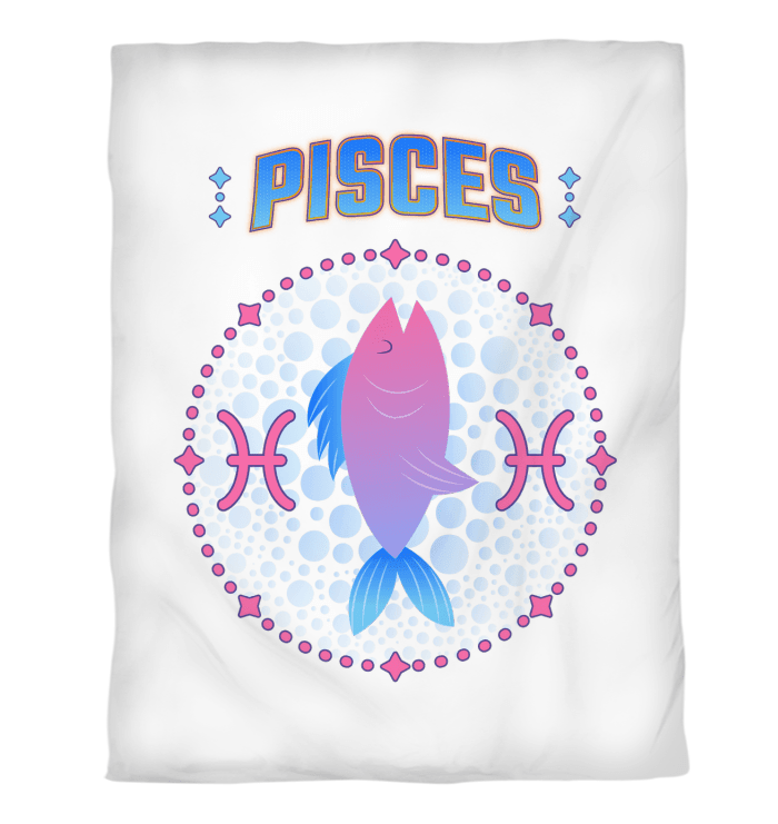 Pisces Duvet Cover - Twin | Zodiac Series 1 - Beyond T-shirts