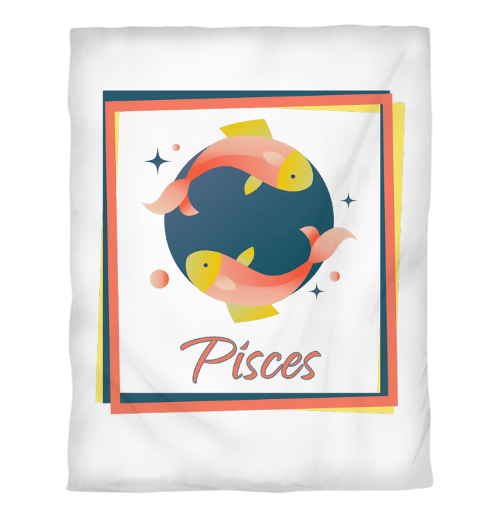 Pisces Duvet Cover - Twin | Zodiac Series 3 - Beyond T-shirts