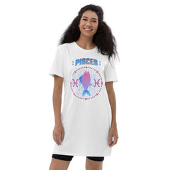 Pisces Organic Cotton T-Shirt Dress | Zodiac Series 1 - Beyond T-shirts