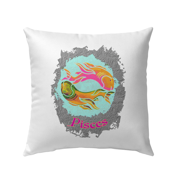 Pisces Outdoor Pillow | Zodiac Series 11 - Beyond T-shirts