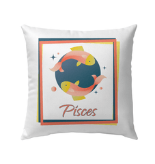 Pisces Outdoor Pillow | Zodiac Series 3 - Beyond T-shirts