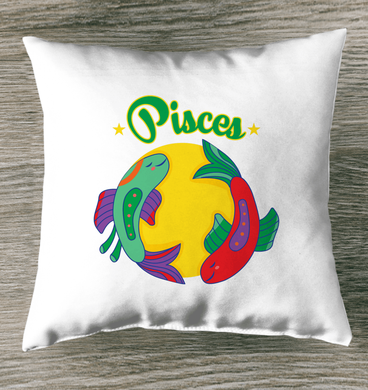 Pisces Outdoor Pillow | Zodiac Series 5 - Beyond T-shirts