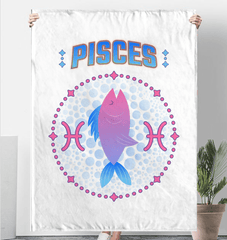 Pisces Sherpa Blanket | Zodiac Series 1 - Beyond T-shirts