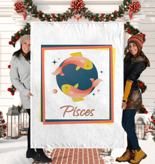 Pisces Sherpa Blanket | Zodiac Series 3 - Beyond T-shirts