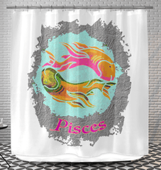 Pisces Shower Curtain | Zodiac Series 11 - Beyond T-shirts