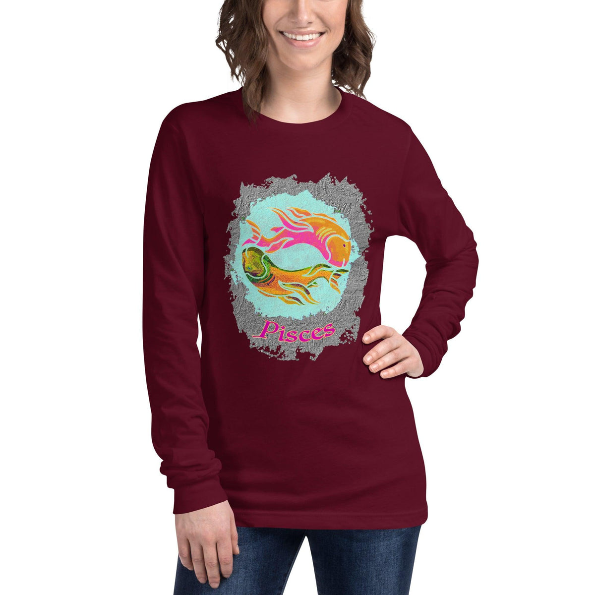 Pisces Unisex Long Sleeve Tee | Zodiac Series 11 - Beyond T-shirts