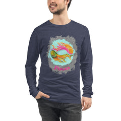 Pisces Unisex Long Sleeve Tee | Zodiac Series 11 - Beyond T-shirts