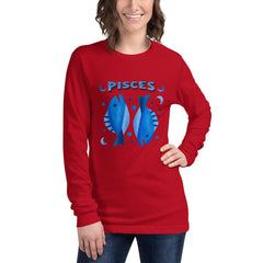 Pisces Unisex Long Sleeve Tee | Zodiac Series 2 - Beyond T-shirts