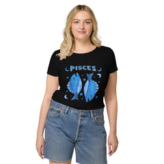 Pisces Women’s Basic Organic T-shirt | Zodiac Series 2 - Beyond T-shirts