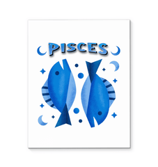 Pisces Wrapped Canvas 8x10 | Zodiac Series 2 - Beyond T-shirts