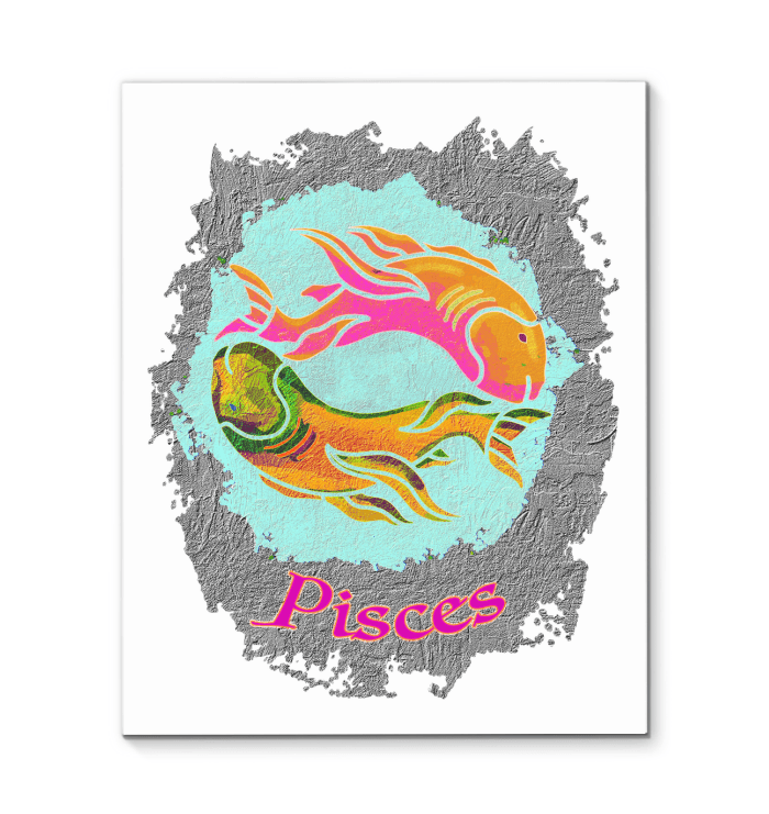 Pisces Wrapped Canvas | Zodiac series 11 - Beyond T-shirts