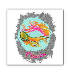 Pisces Wrapped Canvas | Zodiac series 11 - Beyond T-shirts