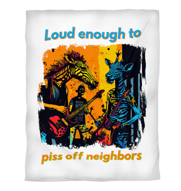 Piss Off Neighbors Duvet Cover - Beyond T-shirts