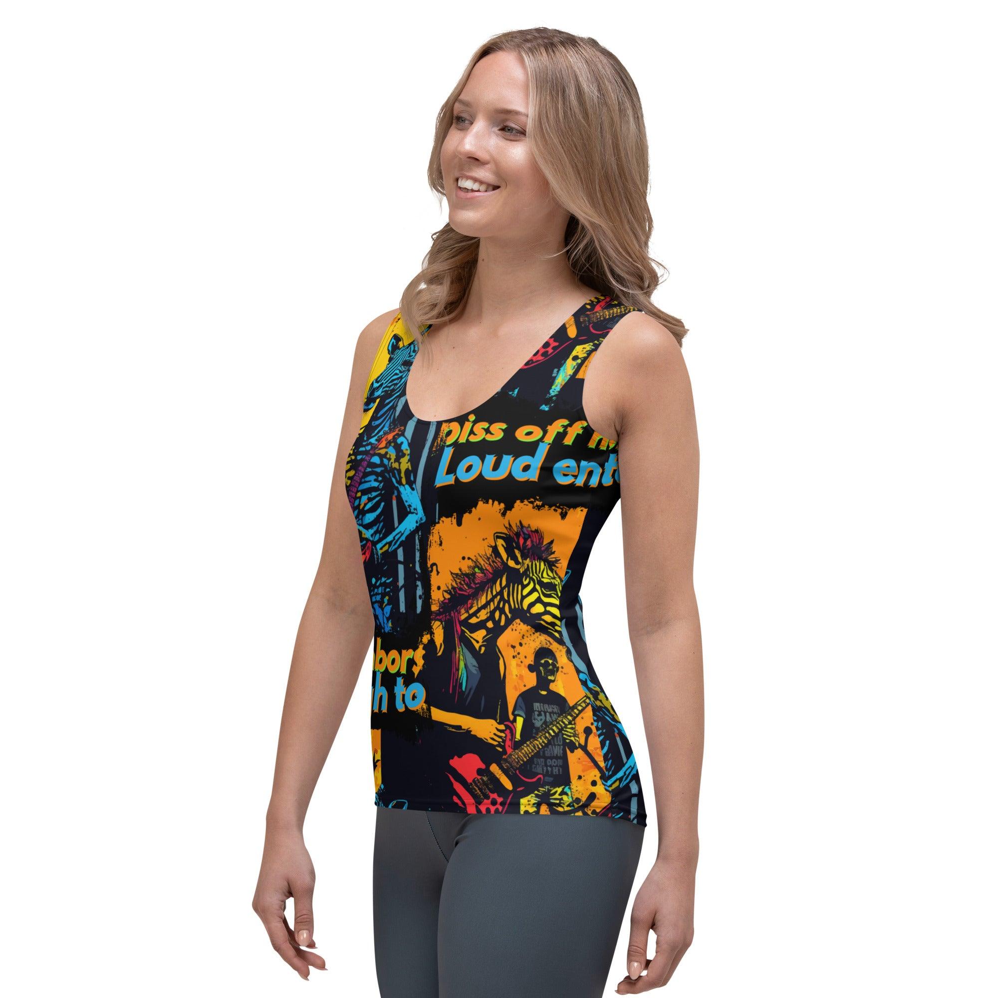 piss off Neighbors Sublimation Cut & Sew Tank Top - Beyond T-shirts