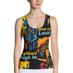 piss off Neighbors Sublimation Cut & Sew Tank Top - Beyond T-shirts