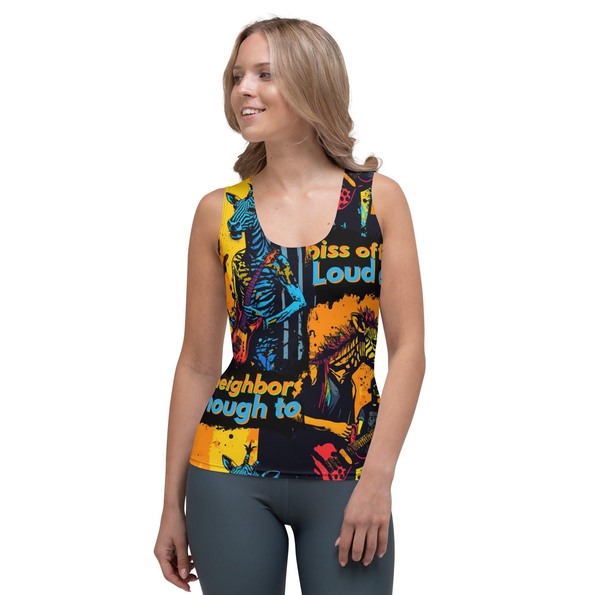 piss off Neighbors Sublimation Cut & Sew Tank Top - Beyond T-shirts