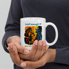 Piss Off Neighbors White glossy mug - Beyond T-shirts