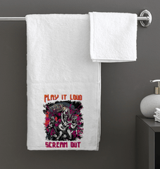 Play It Loud Bath Towel - Beyond T-shirts