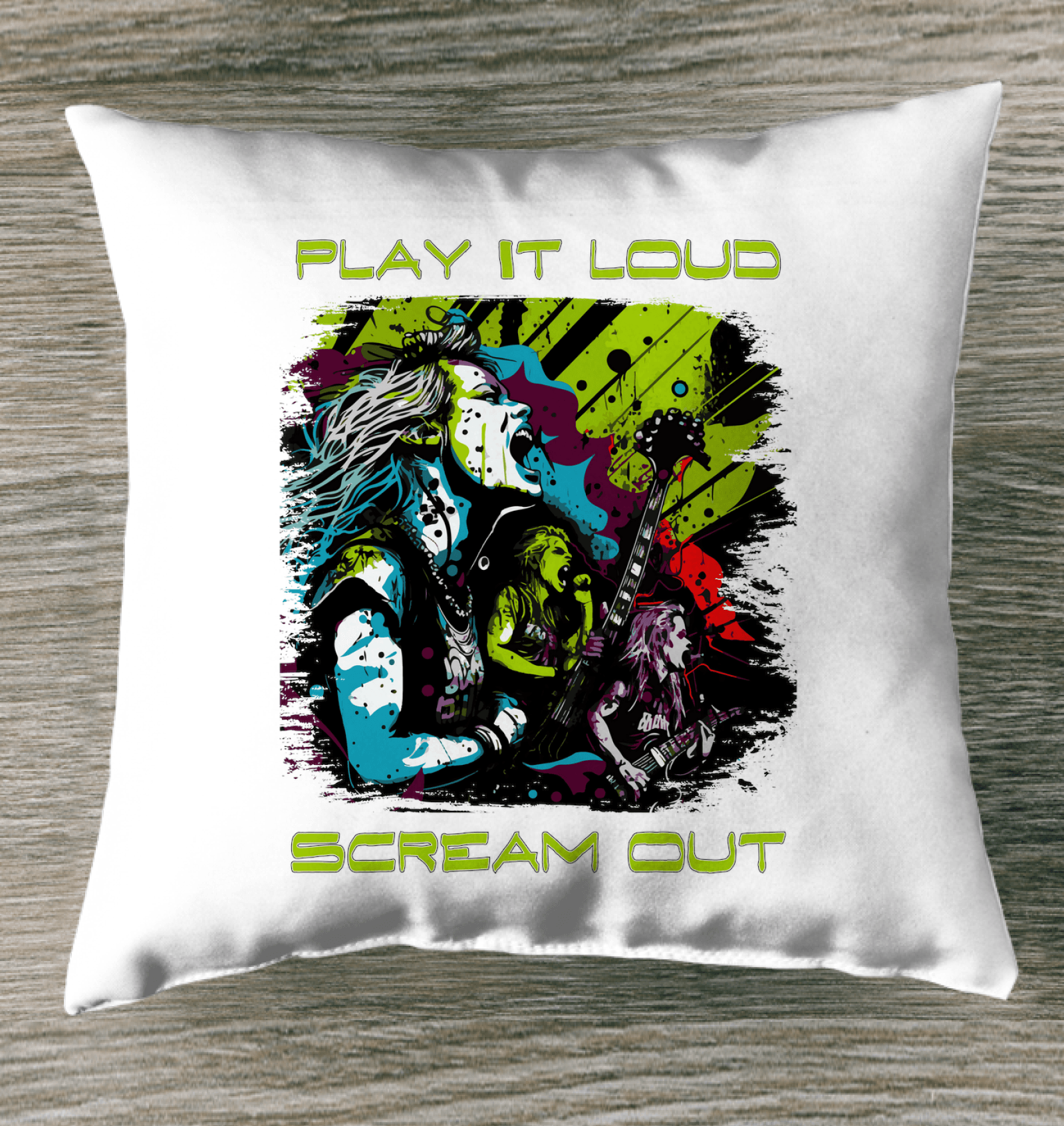 Play It Loud Indoor Pillow - Beyond T-shirts