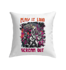 Play It Loud Indoor Pillow - Beyond T-shirts