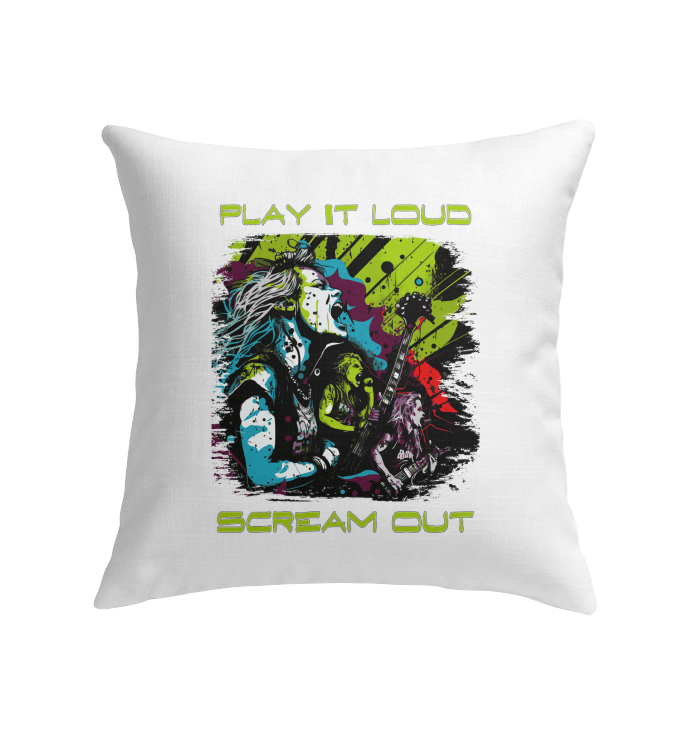 Play It Loud Indoor Pillow - Beyond T-shirts