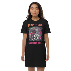 Play It Loud Organic cotton t-shirt dress - Beyond T-shirts